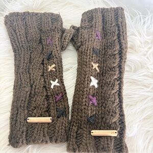 🔵 MOONSHADOW fingerless mittens gloves